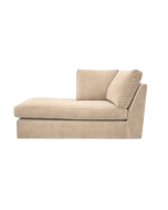 chaise longue in geometric pattern