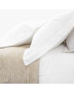 Luxury white pillow cases