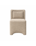 upholstered brown chair