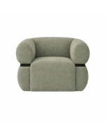 Pasha Chair, white, textured weave
