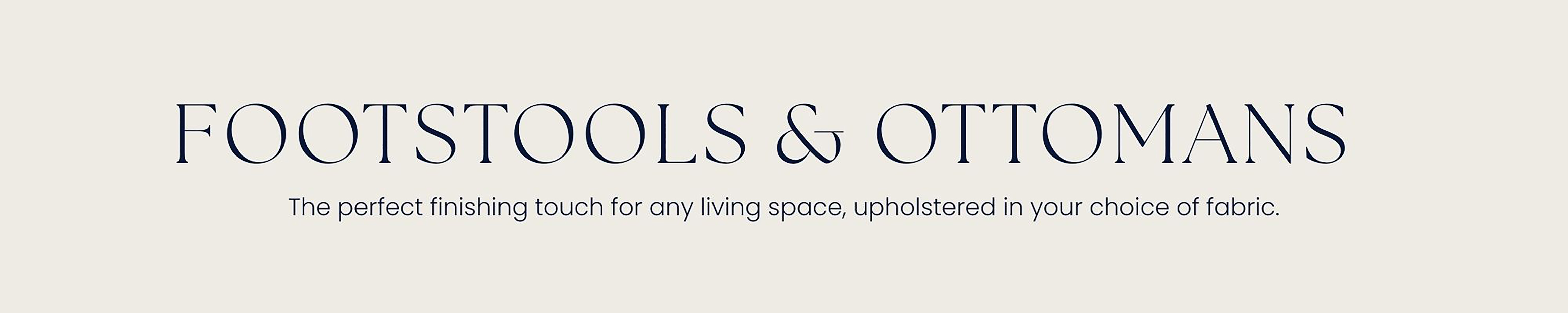 Footstools & Ottomans