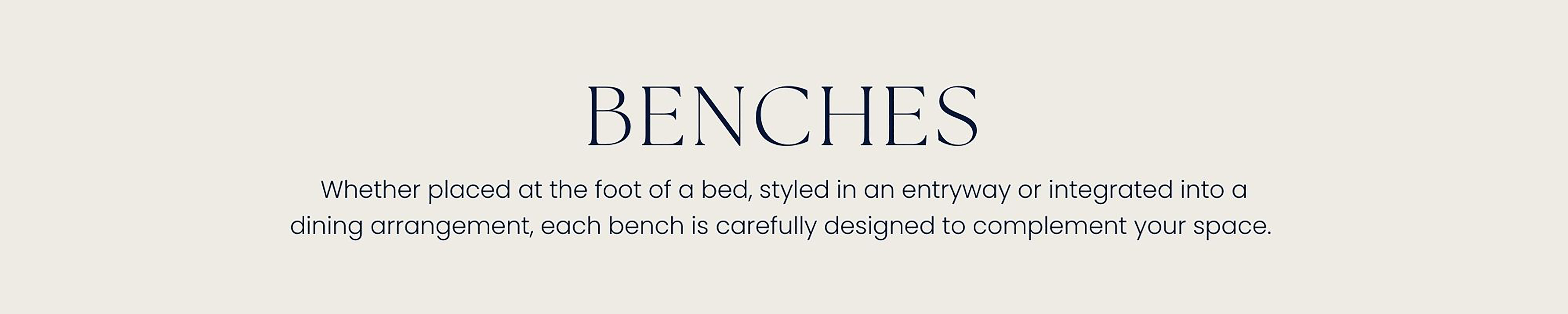Benches